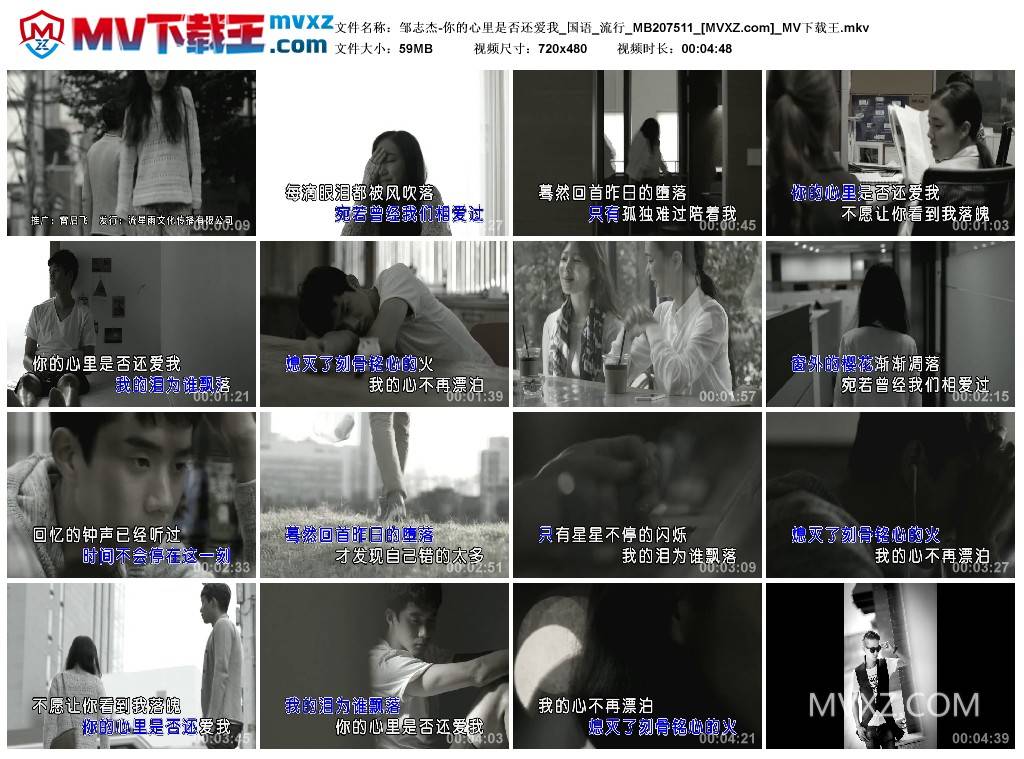 邹志杰-你的心里是否还爱我_国语_流行_MB207511